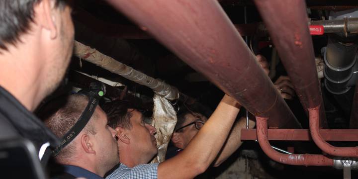 В ходе рабочего выездного совещания на объекте капитального ремонта встретились все заинтересованные стороны