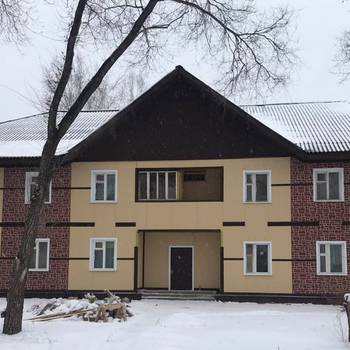 Впервые в Красноярском крае при ремонте дома использовали инновационные фасадные панели