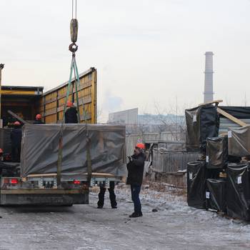 Первая партия новых лифтов поступила в Красноярск