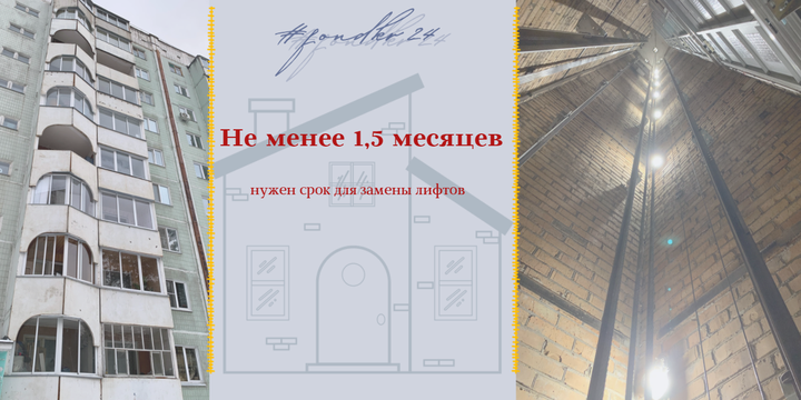 Лифтовое оборудование заменить за одну неделю нельзя